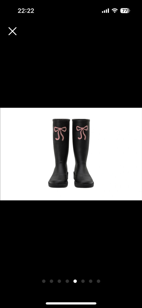 크리스틴 비바람 레인부츠 핑크 250 새상품 발레코어룩 99900원 구매--4