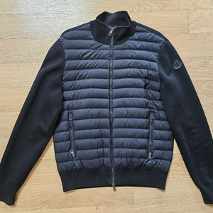 몽클레어 남성 니트패딩 블랙 L (김현우 니트패딩) 이미지