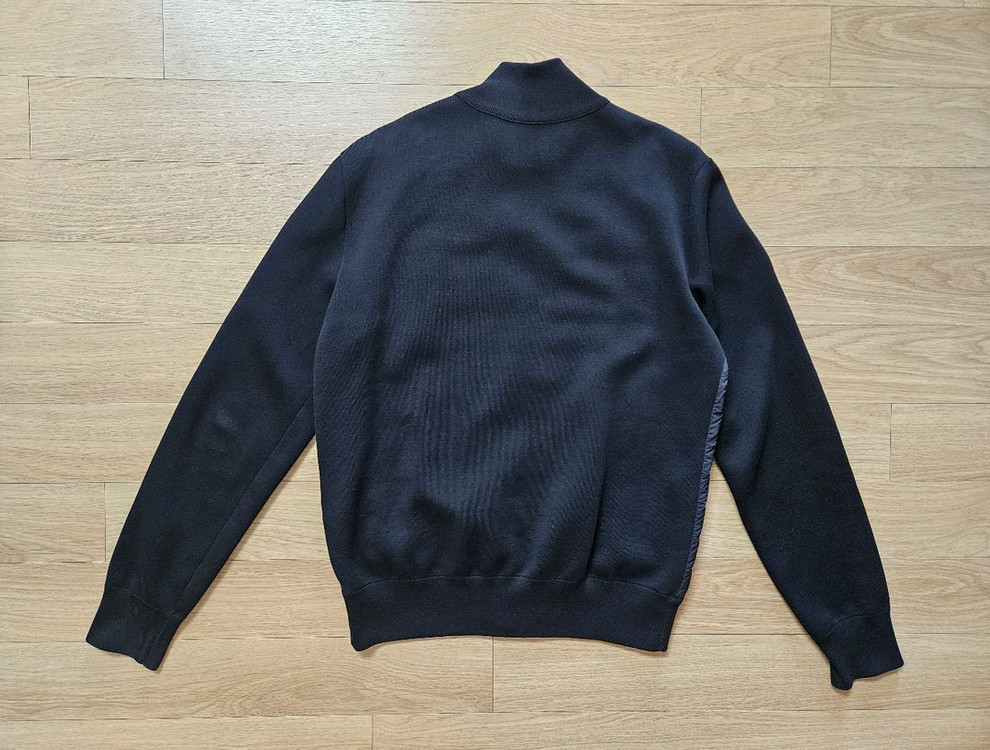 몽클레어 남성 니트패딩 블랙 L (김현우 니트패딩) 이미지