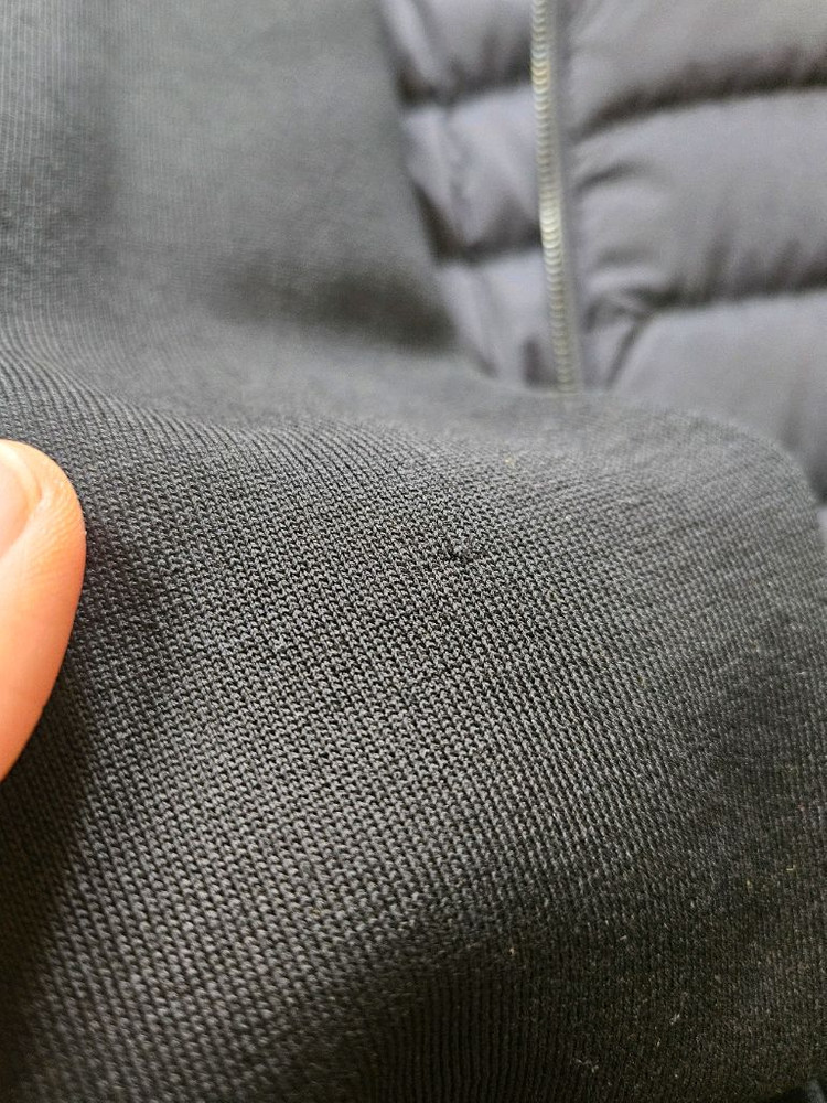 몽클레어 남성 니트패딩 블랙 L (김현우 니트패딩) 이미지