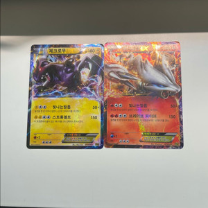 포켓몬카드 제크로무 레시라무 ex 이미지