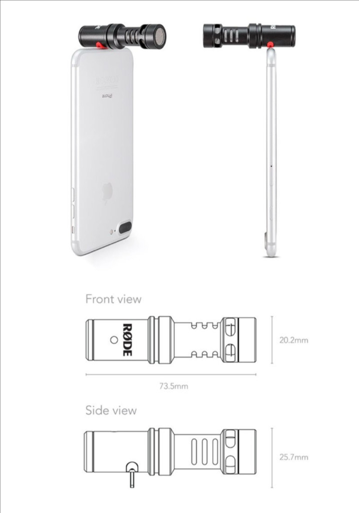 RODE 로데 VideoMic Me-L VideoMicMe 비디오마이크 이미지