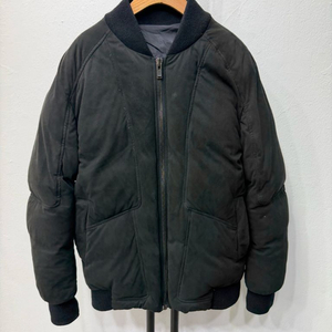 정품) 시스템옴므 한섬 블랙 봄버 구스패딩 자켓 95 이미지