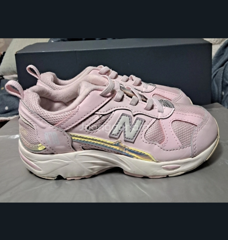 뉴발란스키즈 878 핑크 180운동화--2