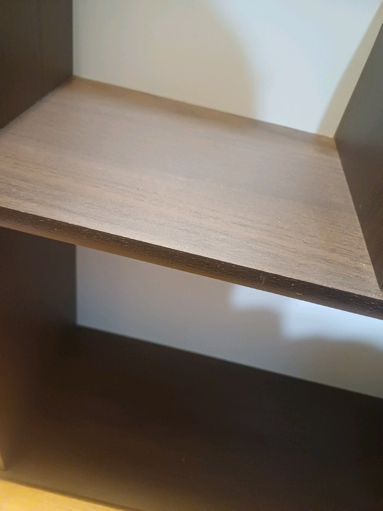 목재 선반 책꽂이--1