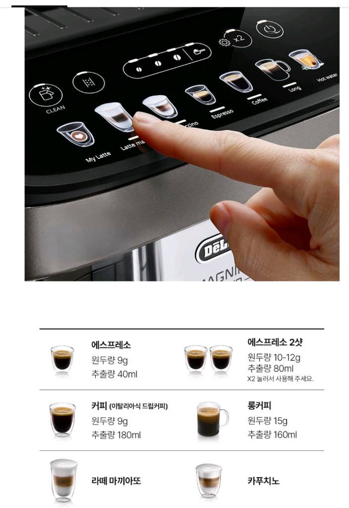 드롱기 전자동커피머신KRECAM 290.81.TB 에보라떼 국내정식상품 팝니다.--2