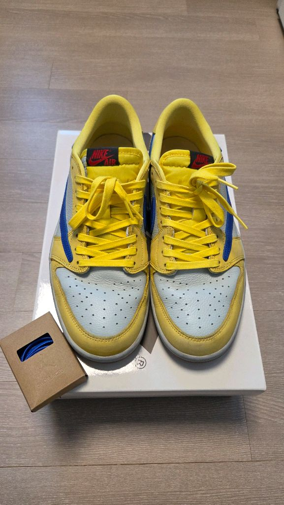 나이키 조던1 트래비스 스캇 로우 카나리--1