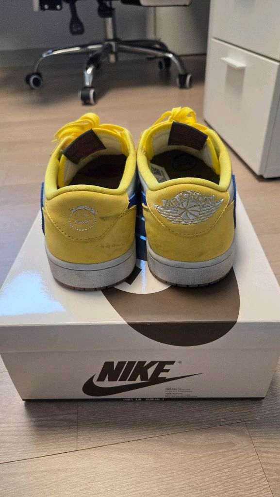 나이키 조던1 트래비스 스캇 로우 카나리--3