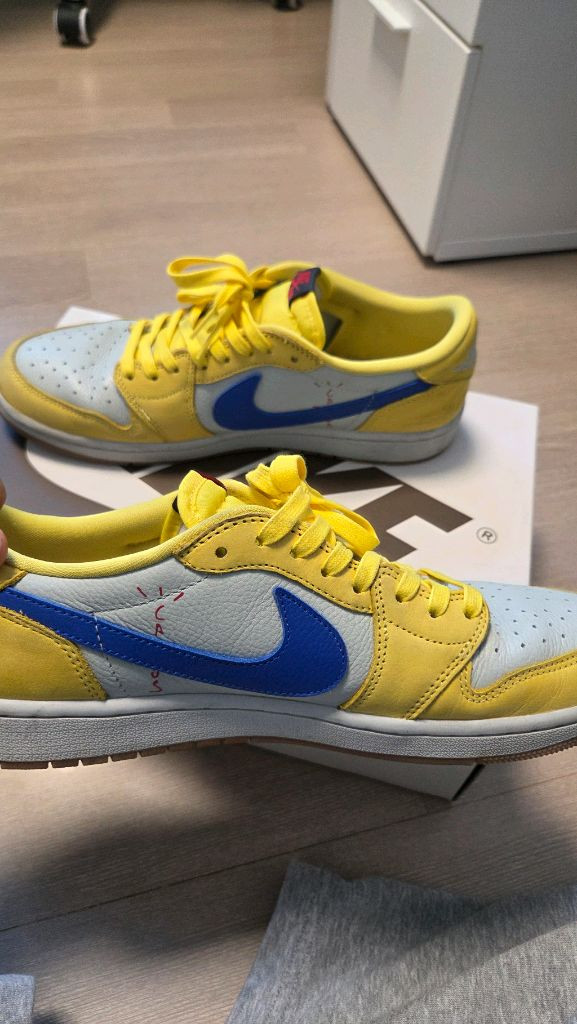 나이키 조던1 트래비스 스캇 로우 카나리--5