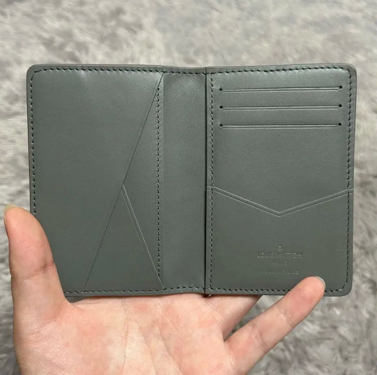 [풀구성] 루이비통 이클립스 쉐도우 오거나이저 카드지갑 그레이--2