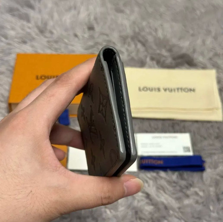 [풀구성] 루이비통 이클립스 쉐도우 오거나이저 카드지갑 그레이--3