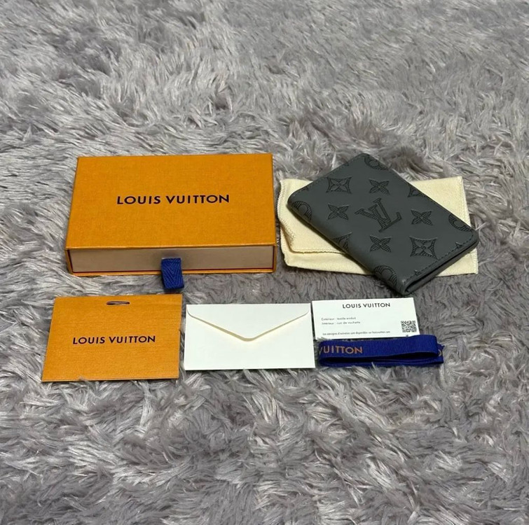 [풀구성] 루이비통 이클립스 쉐도우 오거나이저 카드지갑 그레이--7