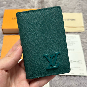 [풀구성] 루이비통 에어로그램 오거나이저 카드지갑 그린