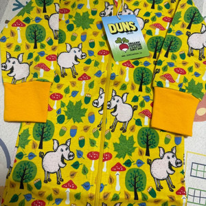 던스 노란돼지 집업수트 74