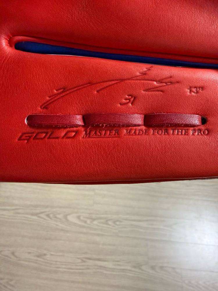 골드 어센틱 외야 야구글러브--5