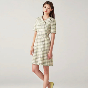 잇미샤(it michaa) 와이드카라 트위드원피스 55-66 이미지