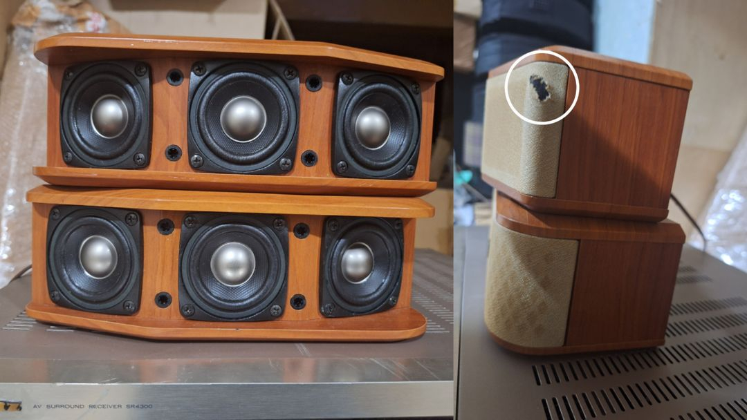 오버홀/무료배송/야마하 빈티지 니어필드 위성 스피커 1조 NX-S30 레트로 앤틱 인테리어 y2k 감성 오디오 이미지