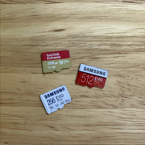 마이크로SD카드 512GB / 256GB / 256GB