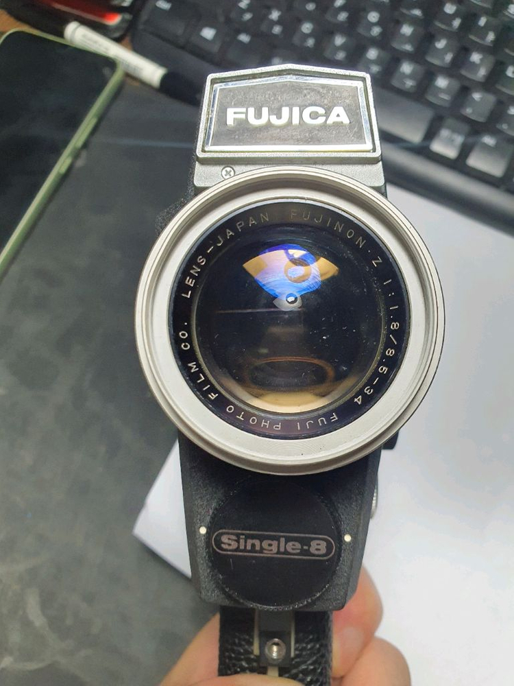 Fujica Single-8 Z450 8mm 무비카메라 영화용 필름카메라 비디오카메라 빈티지 레트로 인테리어 앤틱 이미지
