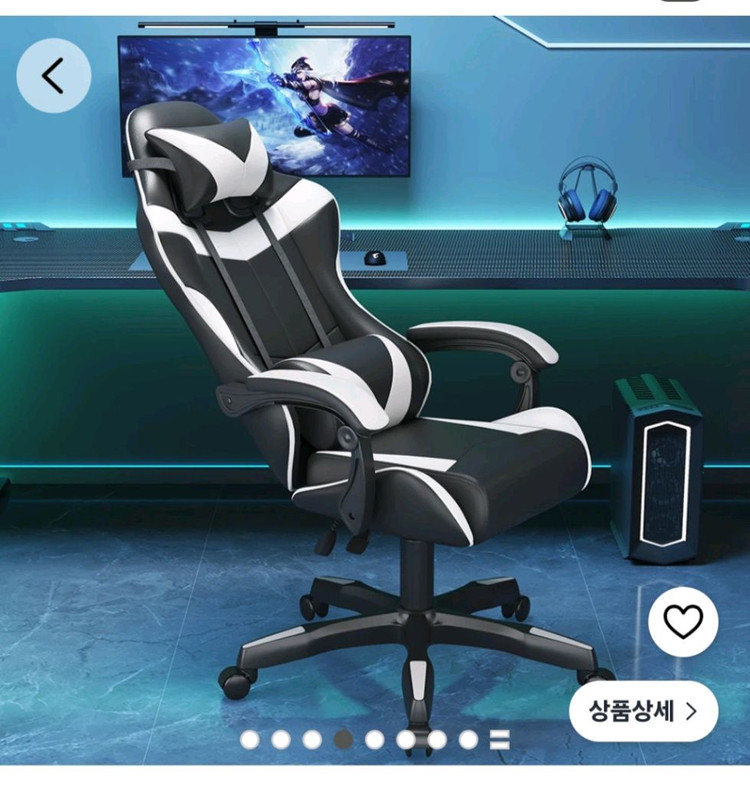 게이밍 책상 의자 세트(책상 의자 별도 가능)판매 합니다 이미지