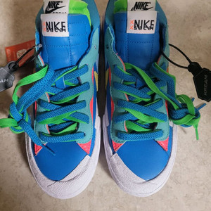 나이키 x 사카이 x 카우스 블레이저 로우 넵튠 블루(260) 이미지