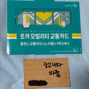 로카 모빌리티 교통카드 (용돈카드)