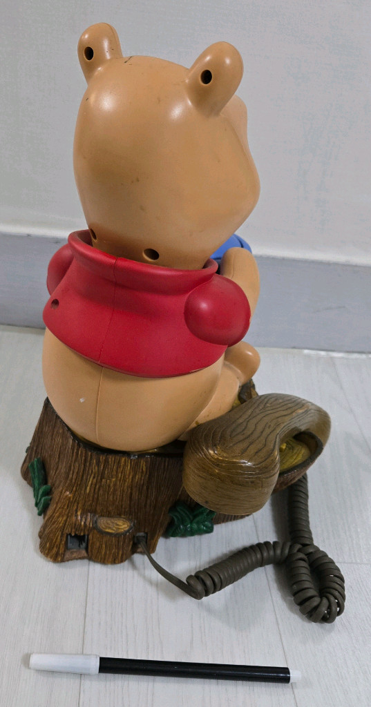 디즈니 아기곰푸우 빈티지 전화기--3