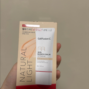 미개봉 셀퓨전씨 스킨 블레미쉬 밤 인텐시브 비비 비비크림 내추럴 라이트