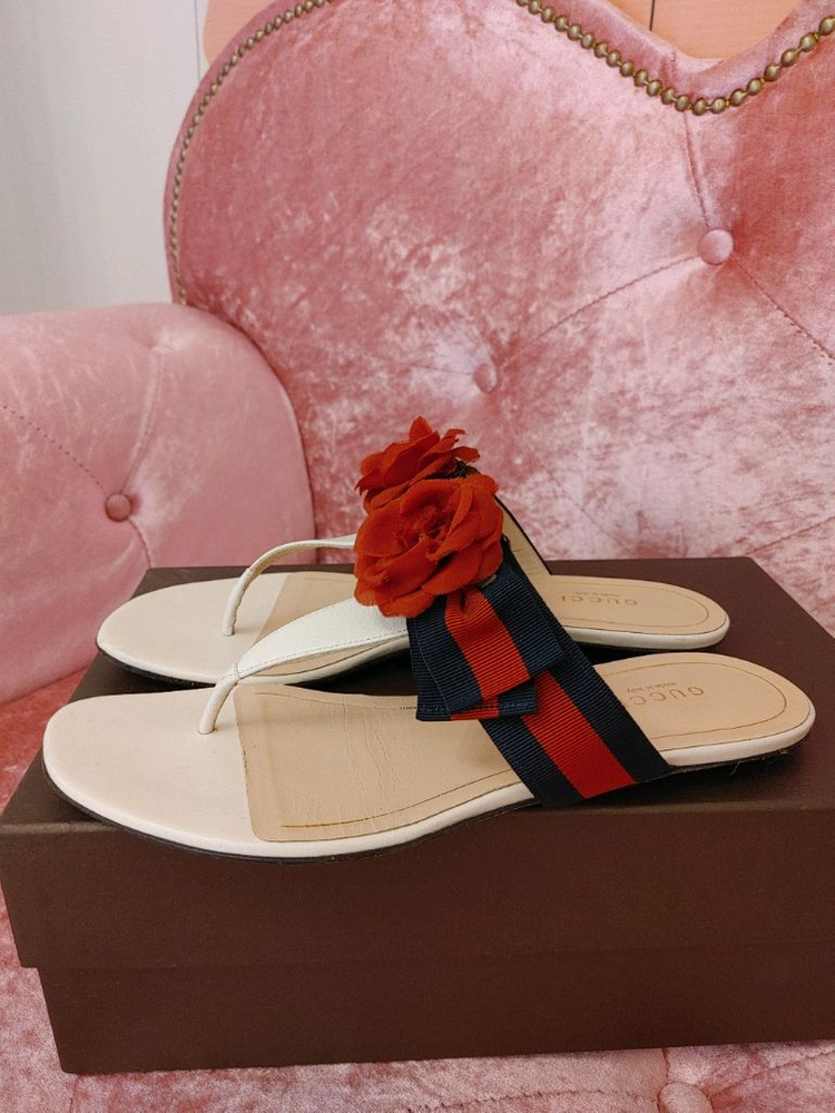 정품- 구찌 슬리퍼--2