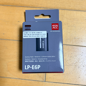 캐논 LP-E6P 정품 배터리 미개봉 새제품
