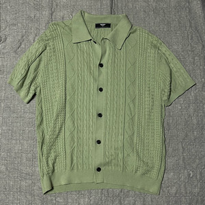 트릴리온 워셔블 반팔 니트 XL 니트 반팔티