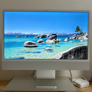 아이맥 24인치 M3 실버 512gb 풀박스