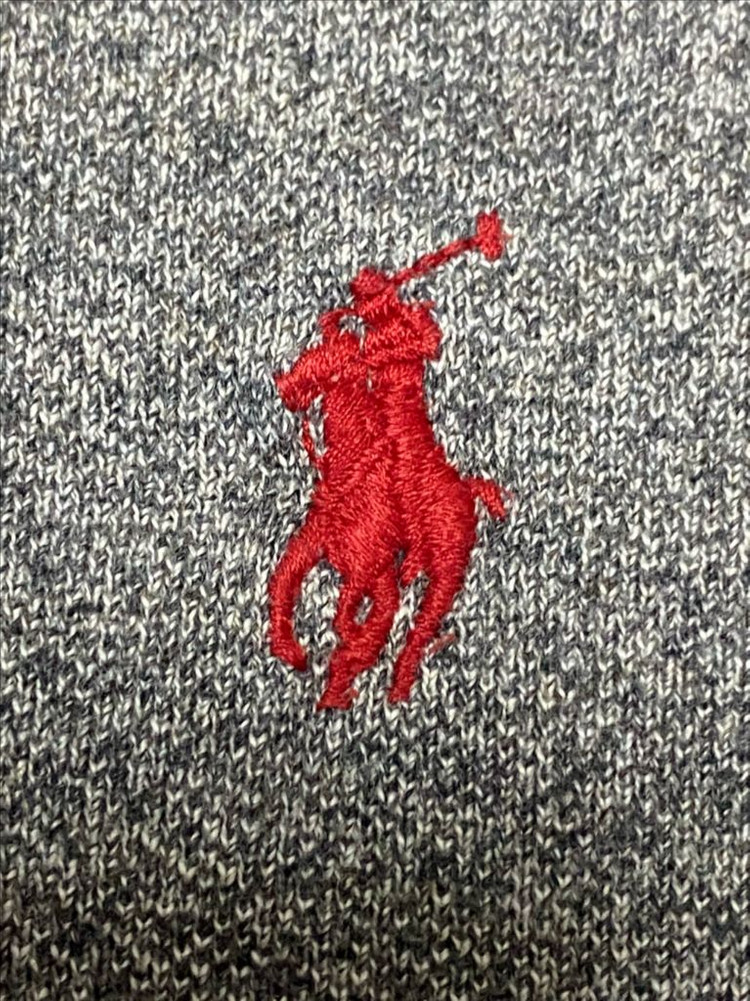 폴로 랄프로렌 카라티 M 그레이 커스텀핏 Polo Ralph Lauren 반팔 PK 티셔츠--1