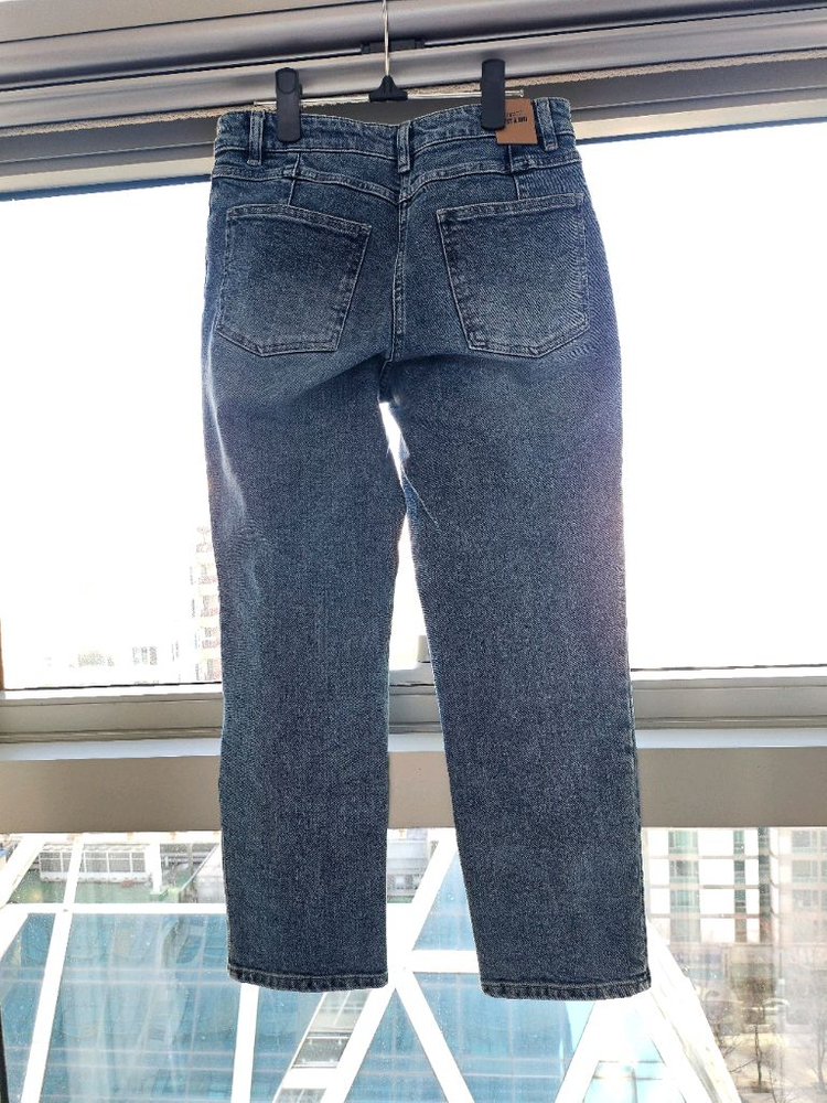 SJSJ 워싱 세미 배기 보이핏 청바지 64.--4