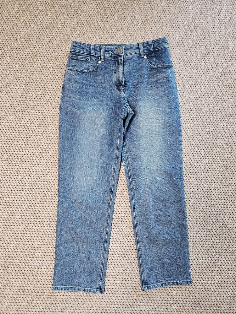 SJSJ 워싱 세미 배기 보이핏 청바지 64.--5