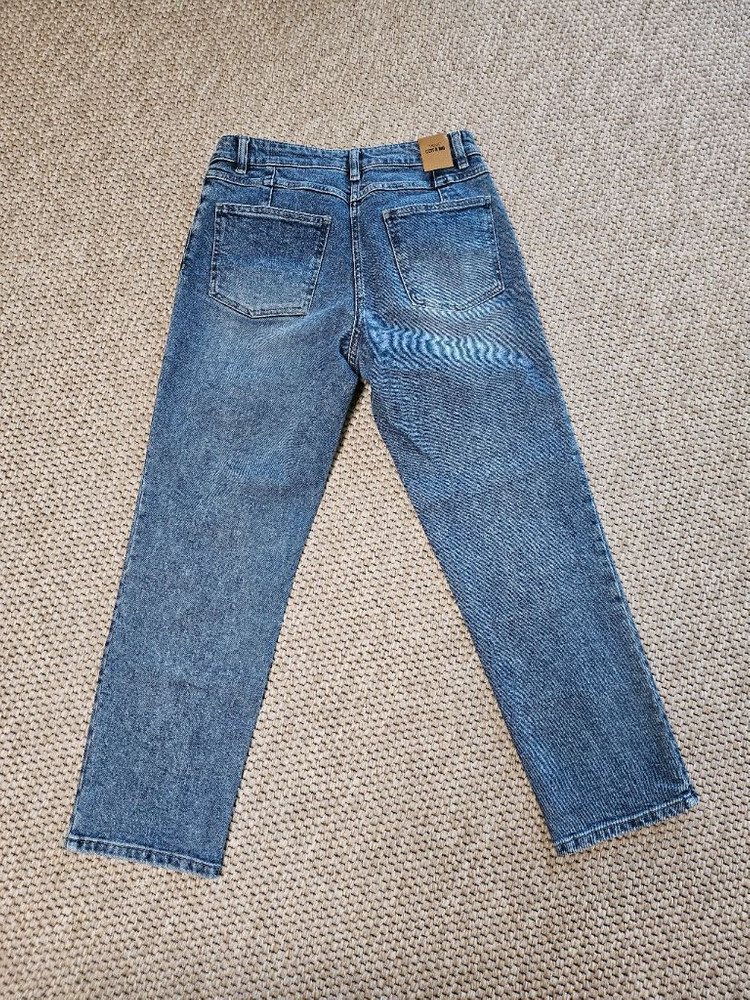 SJSJ 워싱 세미 배기 보이핏 청바지 64.--8