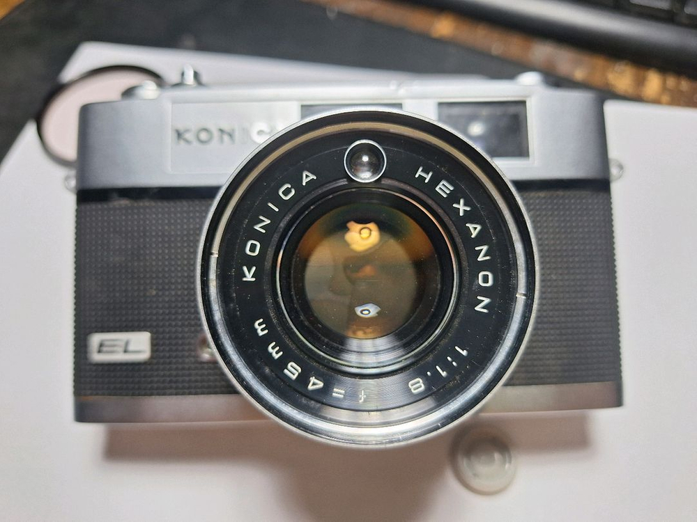 코니카 Konica Auto S2 EL 필름카메라 빈티지 레트로 로모 앤틱 감성 필카 일본 촬영 사진 클래식 복고 이미지