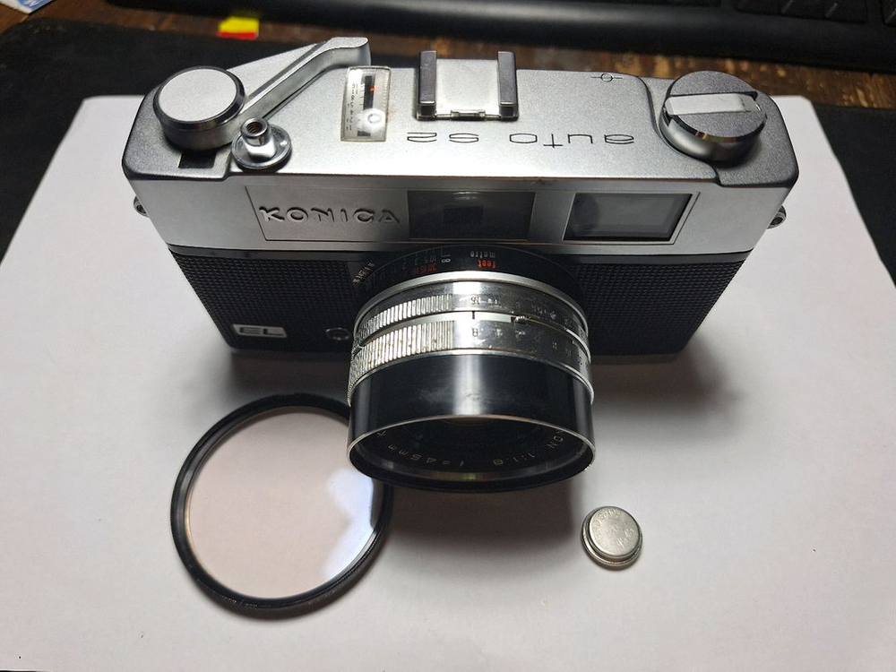 코니카 Konica Auto S2 EL 필름카메라 빈티지 레트로 로모 앤틱 감성 필카 일본 촬영 사진 클래식 복고 이미지