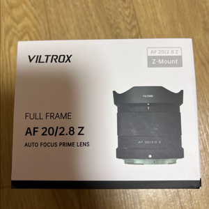 빌트록스 20mm F2.8 렌즈 풀프레임 AIR 시리즈 니콘 Z 마운트