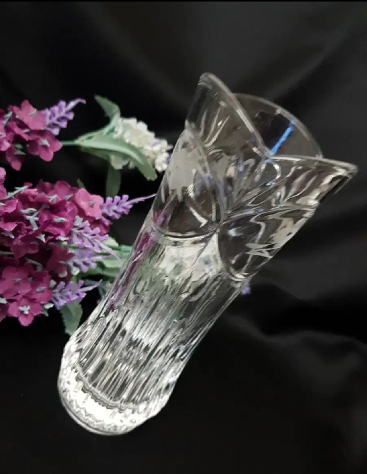 작은 에칭 유리화병 이미지