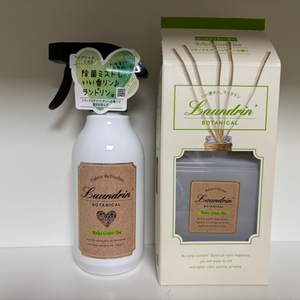 일본 란도린 보태니컬 패브릭 미스트 릴렉스 그린티 300ml+란도린 보태니컬 룸 디퓨저 릴렉스 그린티