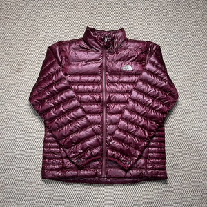 노스페이스 550 경량 패딩 버건디 L