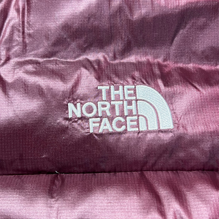 노스페이스 550 경량 패딩 버건디 L--3