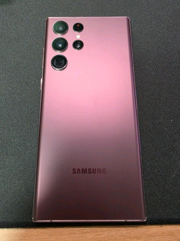 [자급제] 갤럭시 S22울트라 버건디(512GB)--2