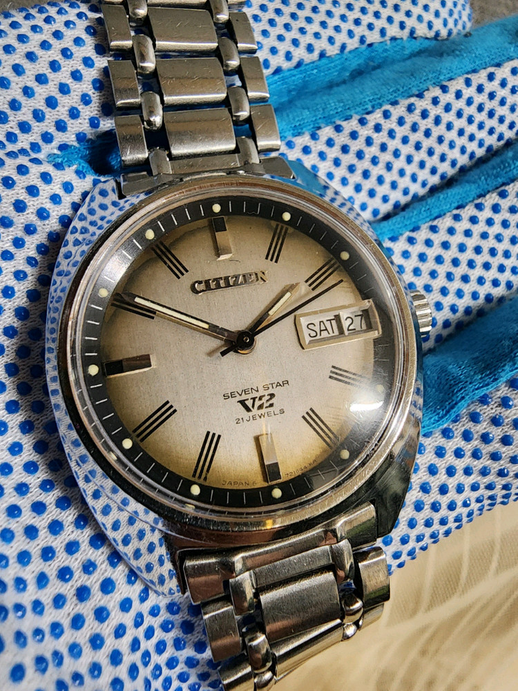 시티즌 세븐스타 V2 빈티지 오토매틱 시계--5