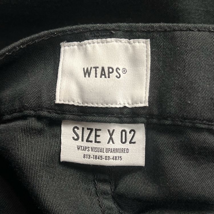더블탭스 정글스탁 카고 팬츠 블랙 2--2