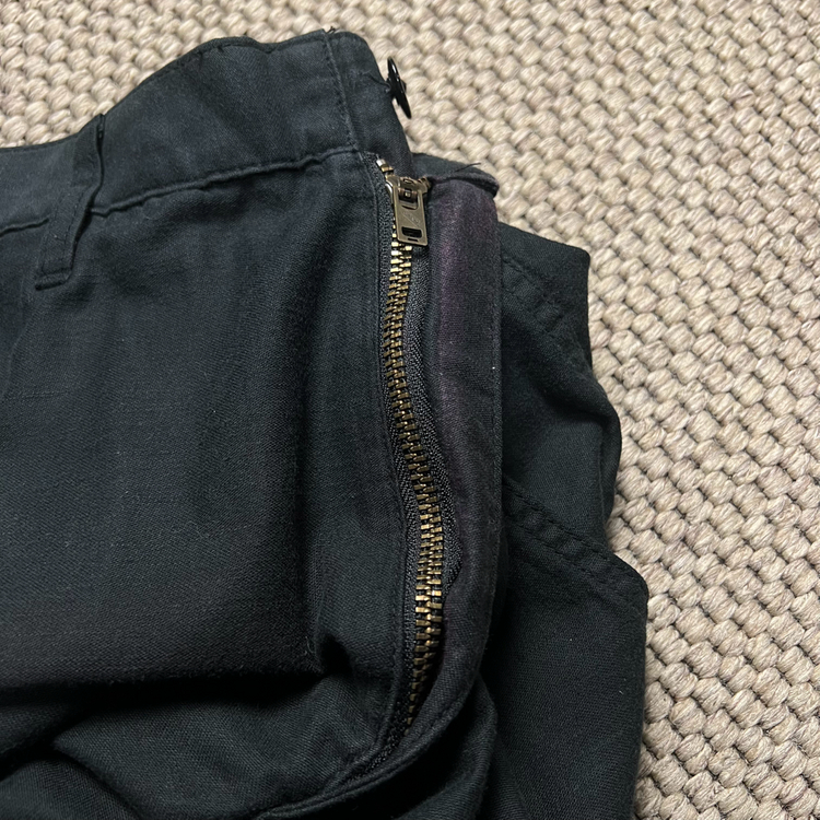 더블탭스 정글스탁 카고 팬츠 블랙 2--4