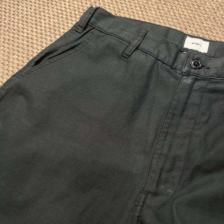 더블탭스 정글스탁 카고 팬츠 블랙 2--6