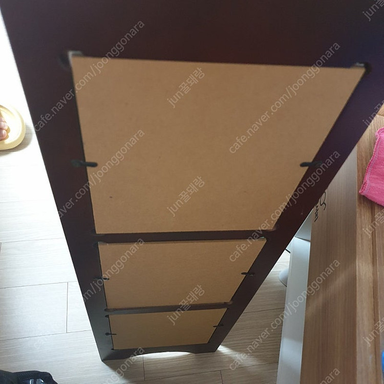 원목 파티션 액자 6구 액자 십자수 사진액자 도안포함 #상태 깨끗함# 이미지