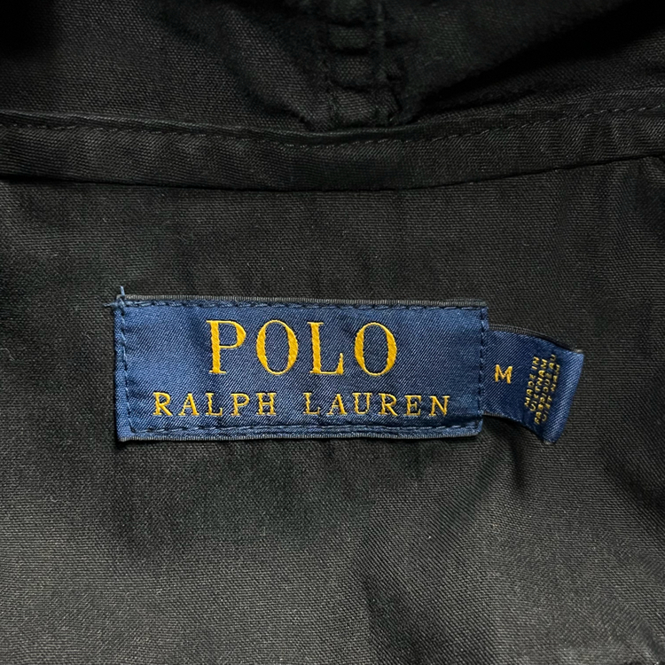 폴로 랄프로렌 코튼 후드 자켓 블랙 M--2